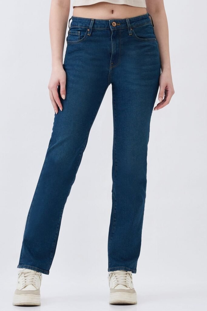 Spykar Medium Blue Casual Women Slim Fit Jeans